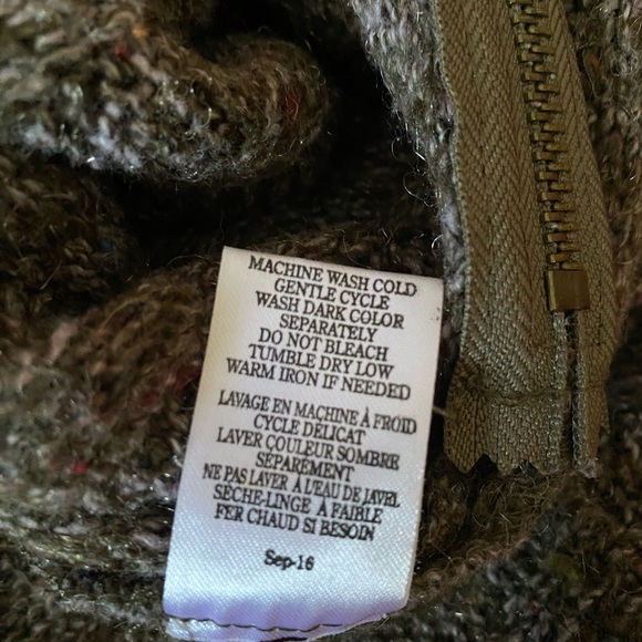 Altar'd State Striped Knit sweater sleeveless turtleneck, S - Picture 10 of 11